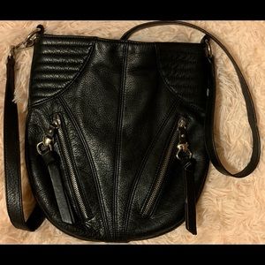 Like new black leather B. Makowsky purse